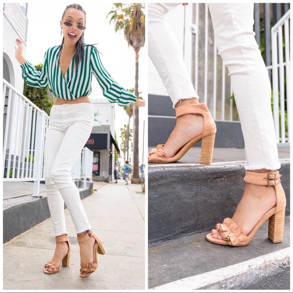 NIB Mi.iM Emmeline Ruffle Heels - Picture 2 of 4